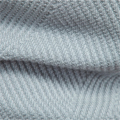 Men's Sweater Blue Striped Cotton Slim Fit 4