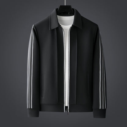 Men's Tracksuit Set Black Lycra Athletic Wear