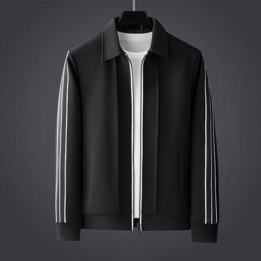 Men's Tracksuit Set Black Lycra Athletic Wear