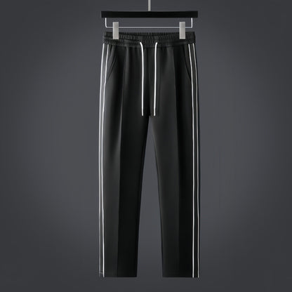 Men's Tracksuit Set Black Lycra Athletic Wear