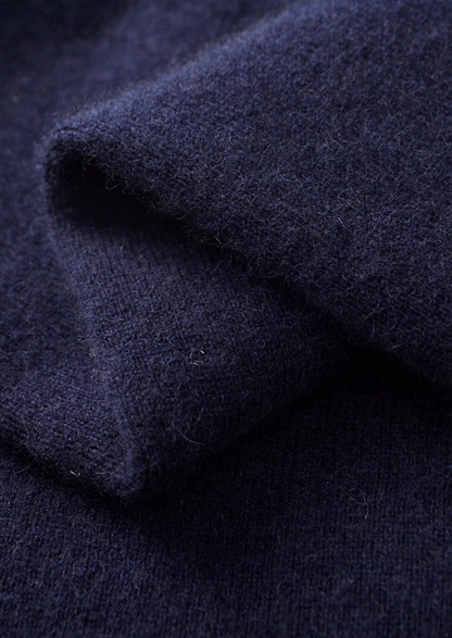Men's Two-Tone Cardigan Extra-Fine Merino Wool 4