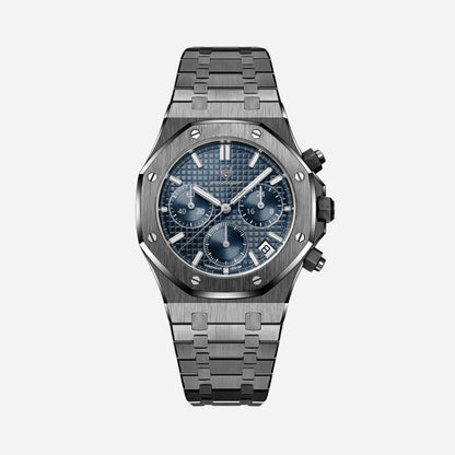 Men's Watch Silver Stainless Steel Automatic Tourbillon 12