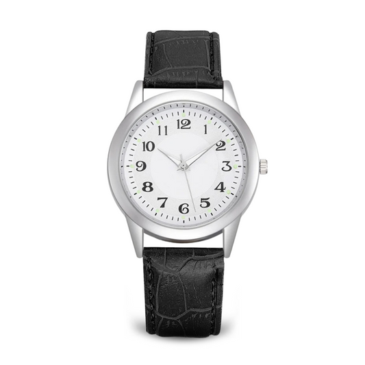 Men's Watch Silver Stainless Steel Minimalist Design