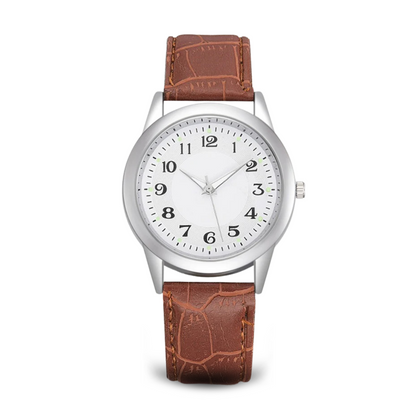 Men's Watch Silver Stainless Steel Minimalist Design