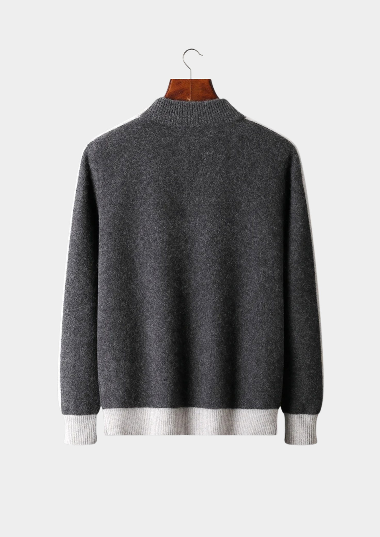 Men's Zip Cardigan Extra-Fine Merino Wool Lightweight Warm 2