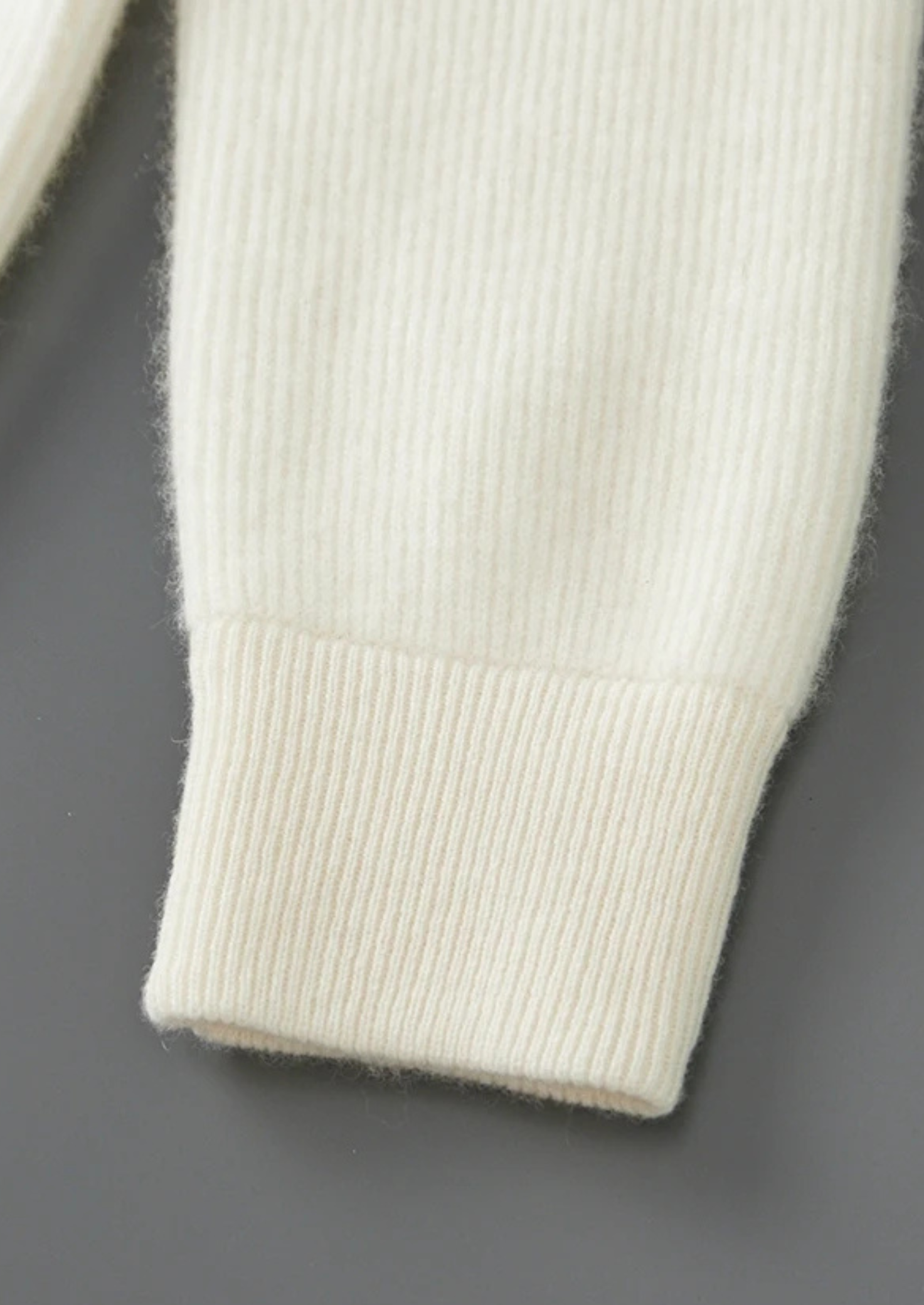 Men's Zip Up Cardigan Grey Extra-Fine Merino Wool 7