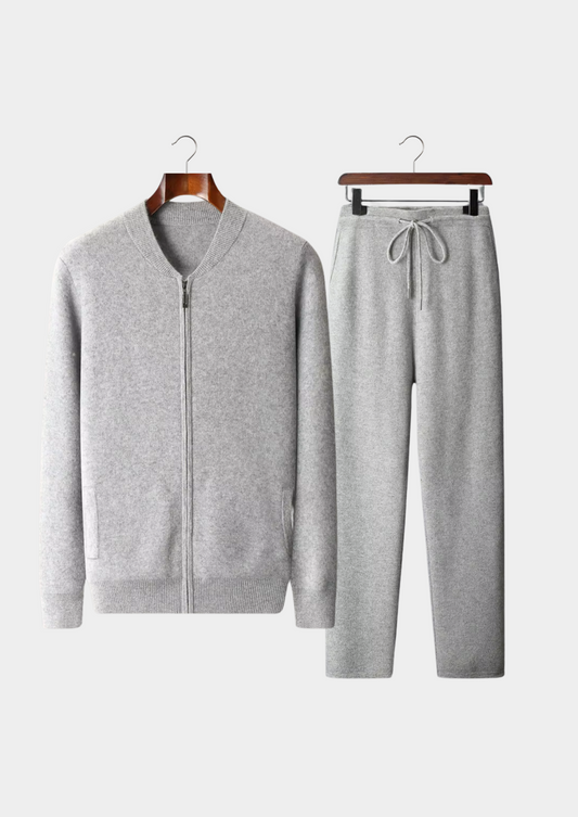 Merino Wool Fabio Set Grey Extra-Fine