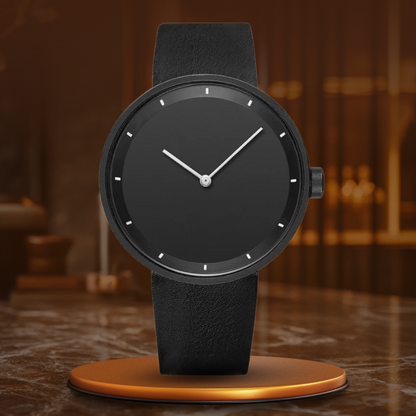 Minimalist Quartz Wrist Watch for Men – Slim Waterproof Design with PU Strap and Elegant Dial 12
