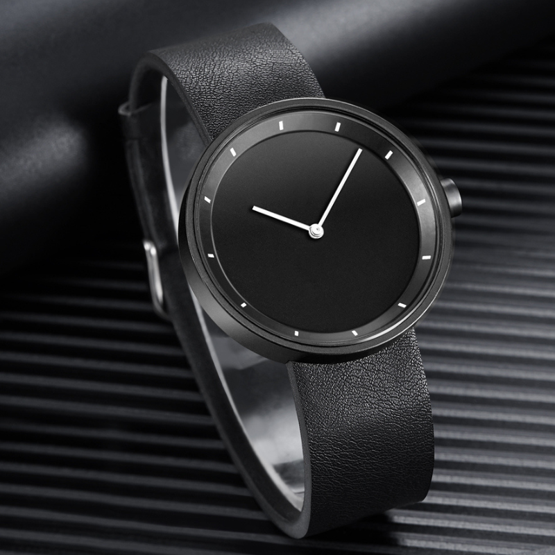 Minimalist Quartz Wrist Watch for Men – Slim Waterproof Design with PU Strap and Elegant Dial 6