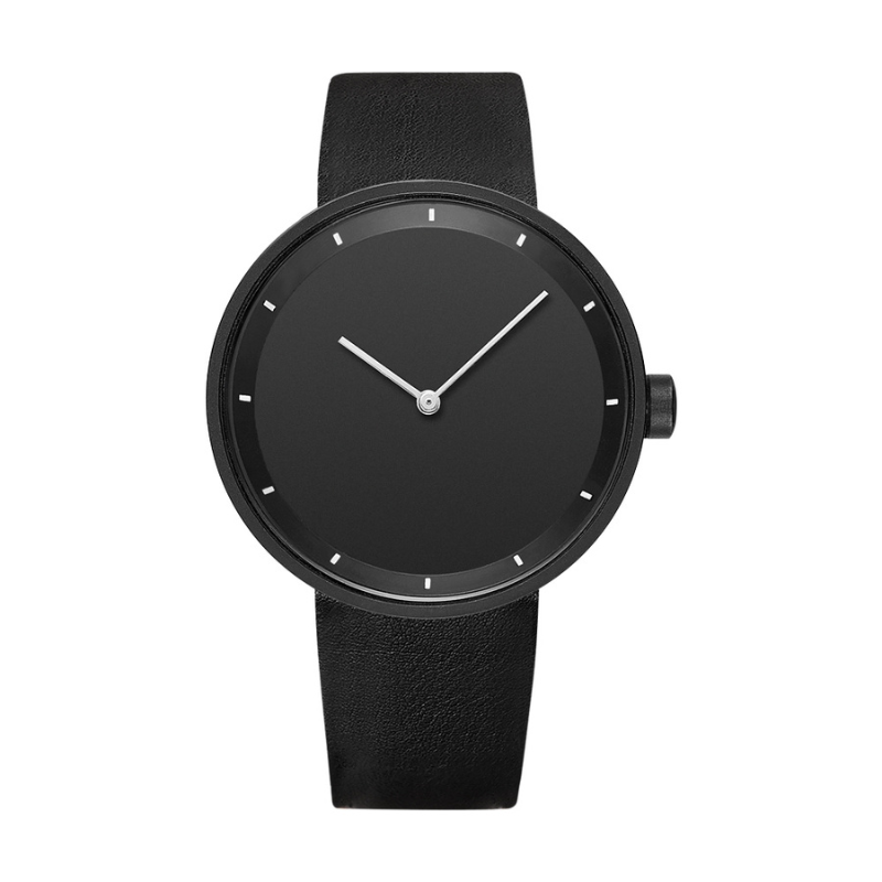Minimalist Quartz Wrist Watch for Men – Slim Waterproof Design with PU Strap and Elegant Dial 8