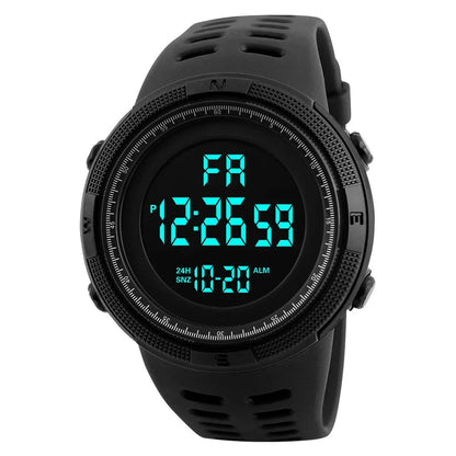 Multifunctional Waterproof Military Sports Watch with Digital Display and Shock Resistance 7