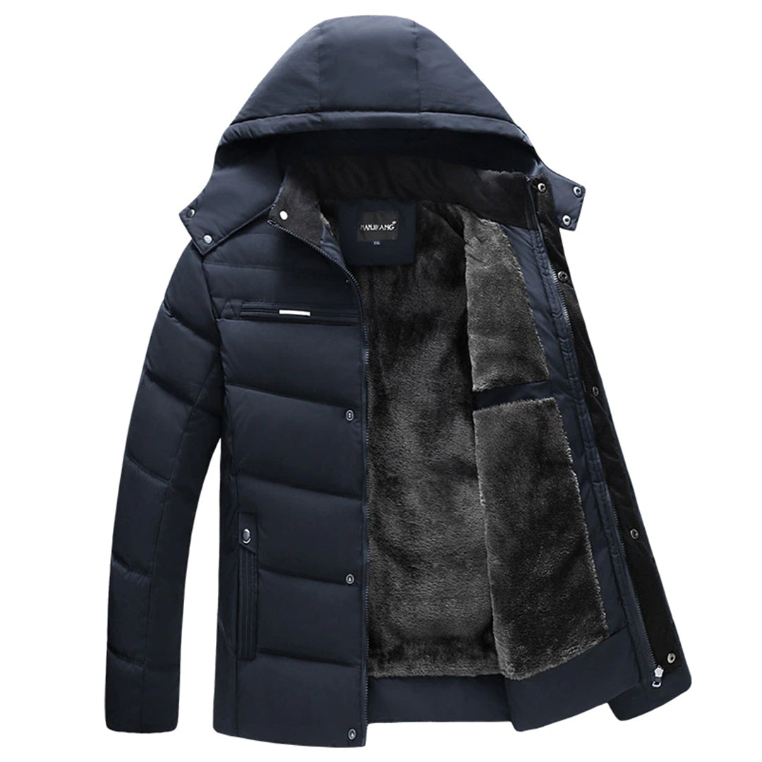 Men's Casual Padded Winter Jacket - Warm, Stylish Outerwear for Cold Weather, Perfect for Everyday Wear and Outdoor Adventures