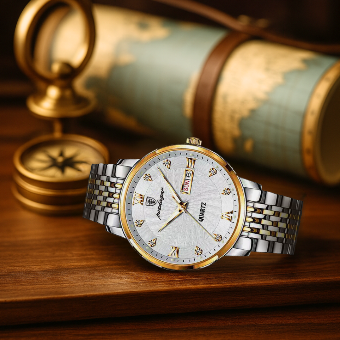 Rhinestone Luminous Women's Watch with 42mm Dial and Stainless Steel Strap – Elegant Ladies Timepiece for Day and Night 2