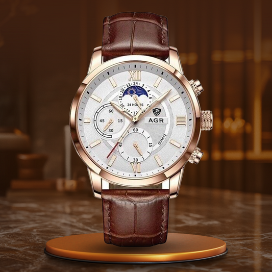 Roman Quartz Strap Watch