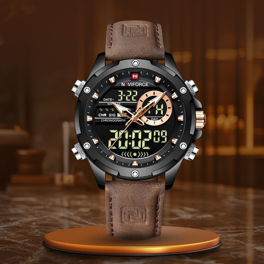 Rugged Military Watch for Men with Stopwatch Feature - Tactical Army Watch