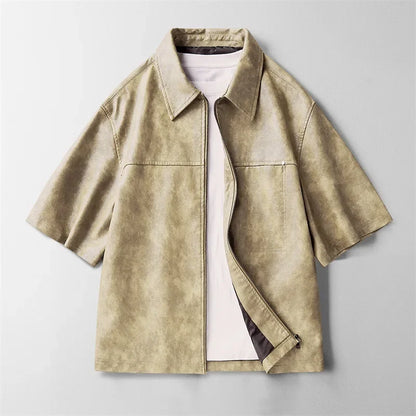 Draven Genuine Leather Top