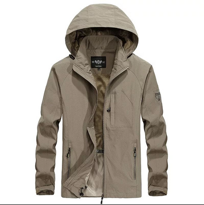 Men's Casual Jacket with Functional Pockets - Stylish & Versatile Outerwear for Everyday Wear