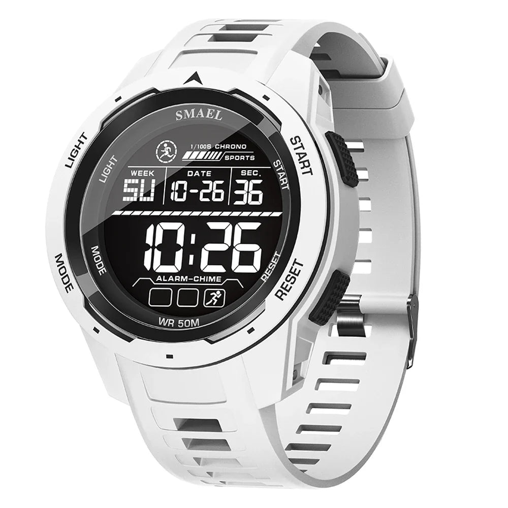 Tactical Digital Sports Watch for Men – Waterproof, Shock-Resistant with LED Display 10