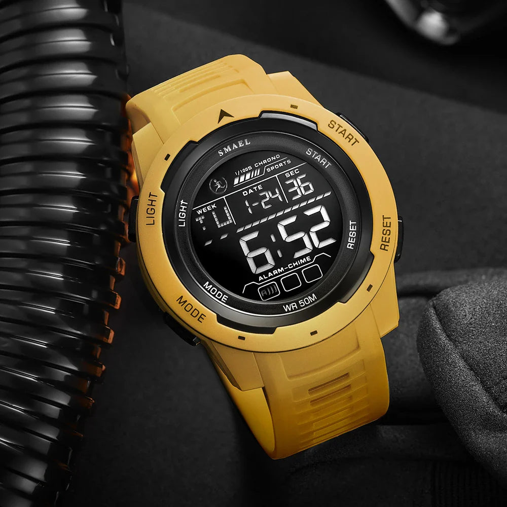 Tactical Digital Sports Watch for Men – Waterproof, Shock-Resistant with LED Display 5