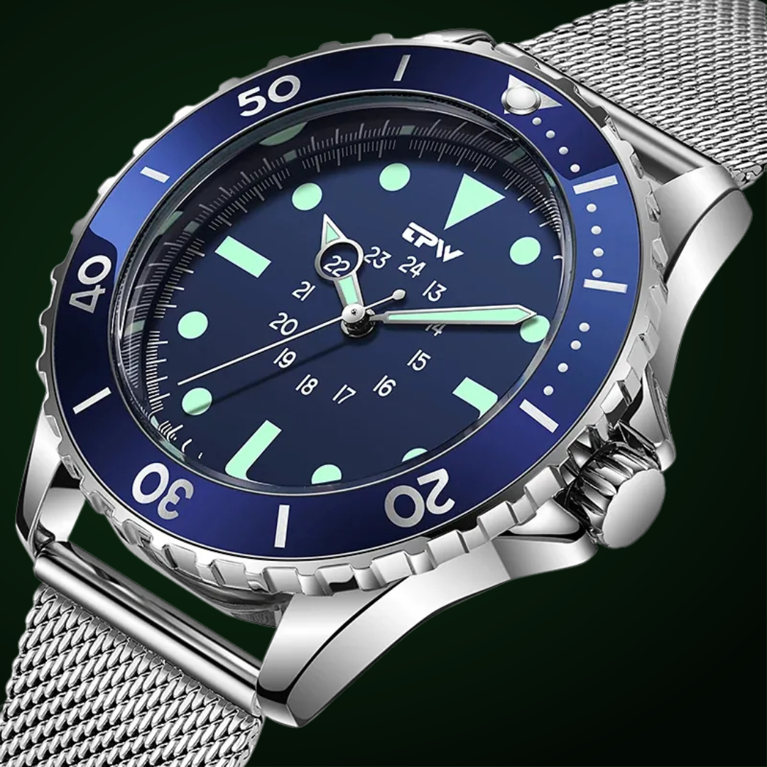 Tactical Diver Field Watch - Durable 40mm Case, Stylish & Versatile 2