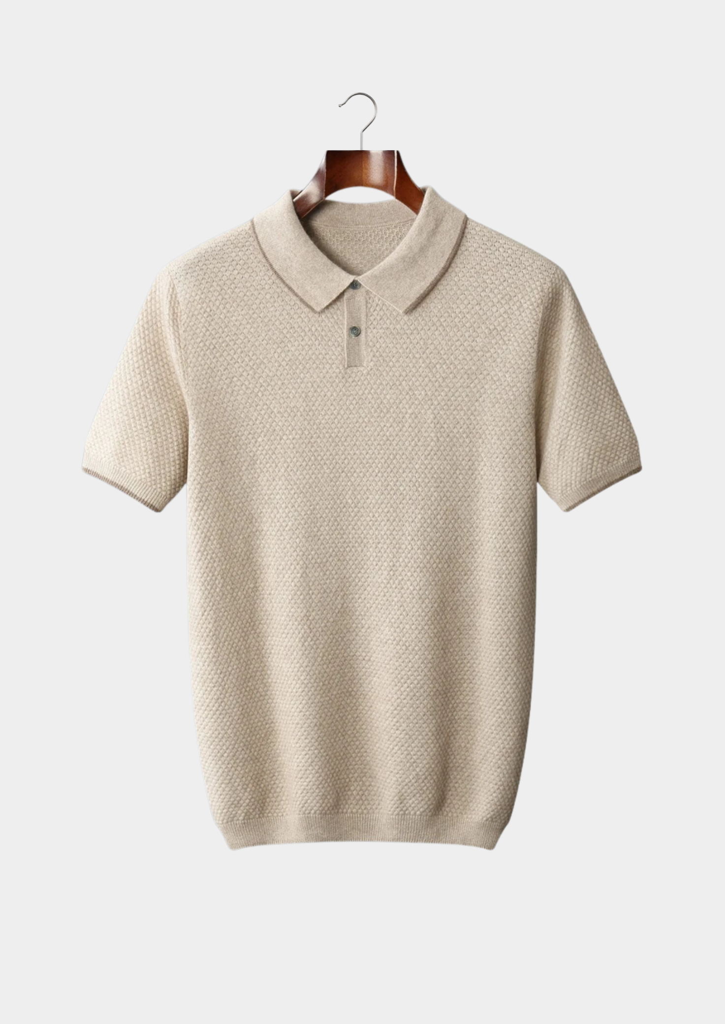 Two-Tone Polo Shirt Cashmere 0