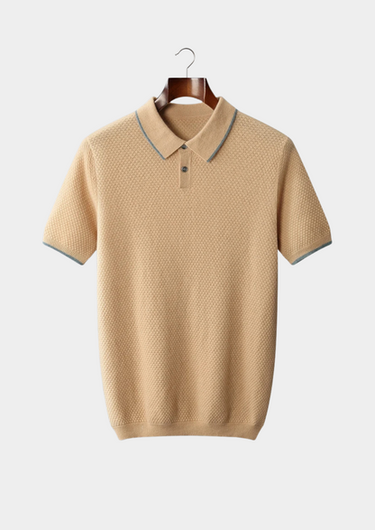 Two-Tone Polo Shirt Cashmere 2