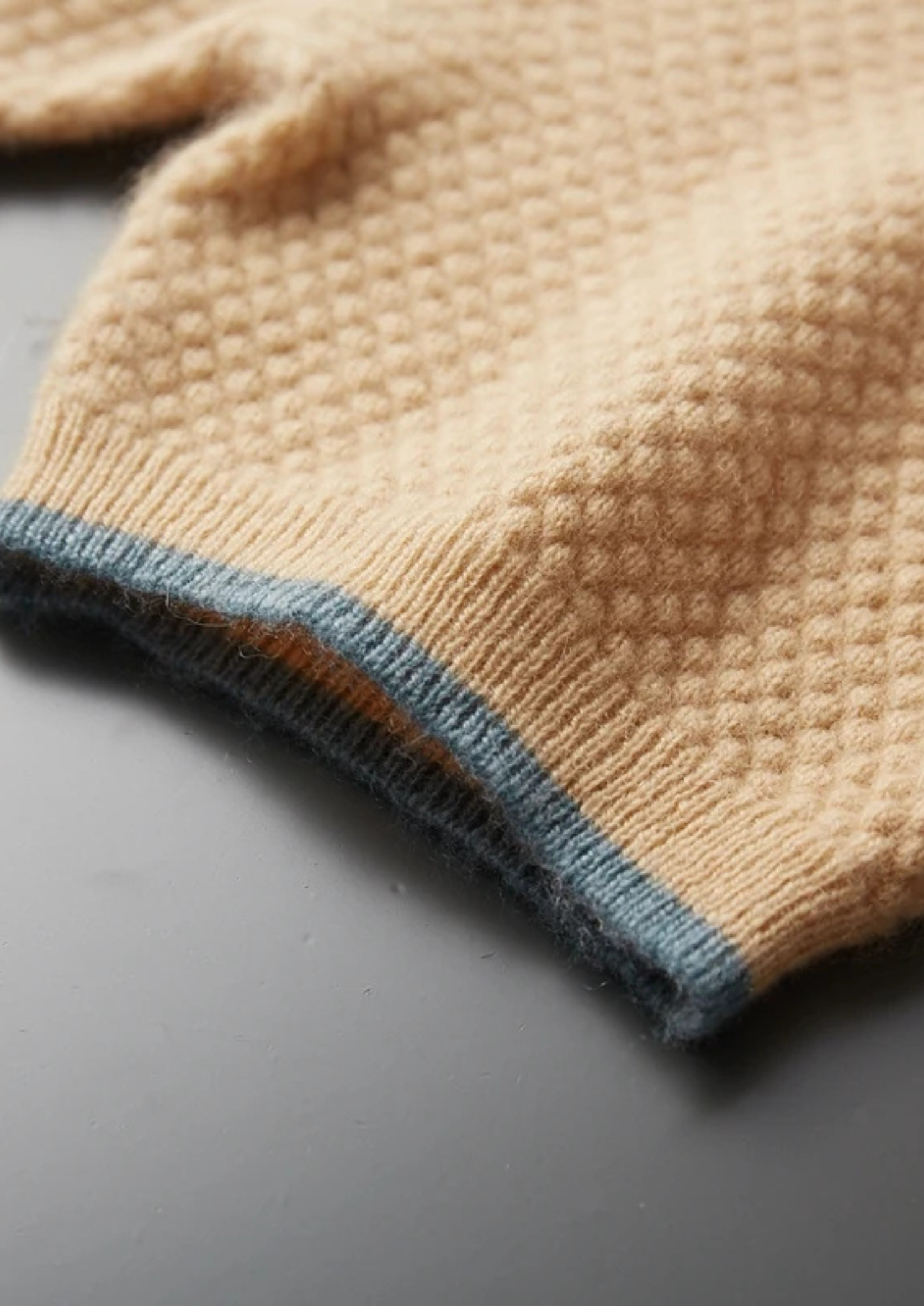 Two-Tone Polo Shirt Cashmere 7