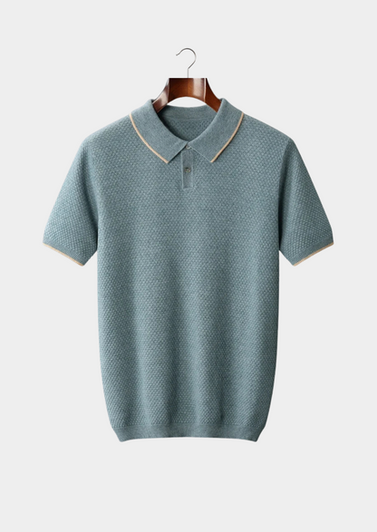 Two-Tone Polo Shirt Cashmere 9