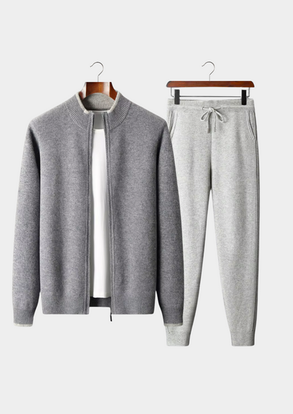 Two Tone Merino Wool Set Grey Extra-Fine