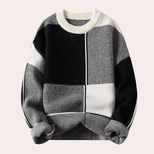Asher - Warm Cotton Sweater for Everyday Elegance