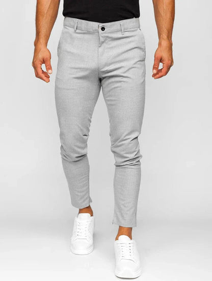 Women's Trousers Black Stretch Fabric Slim Fit 10