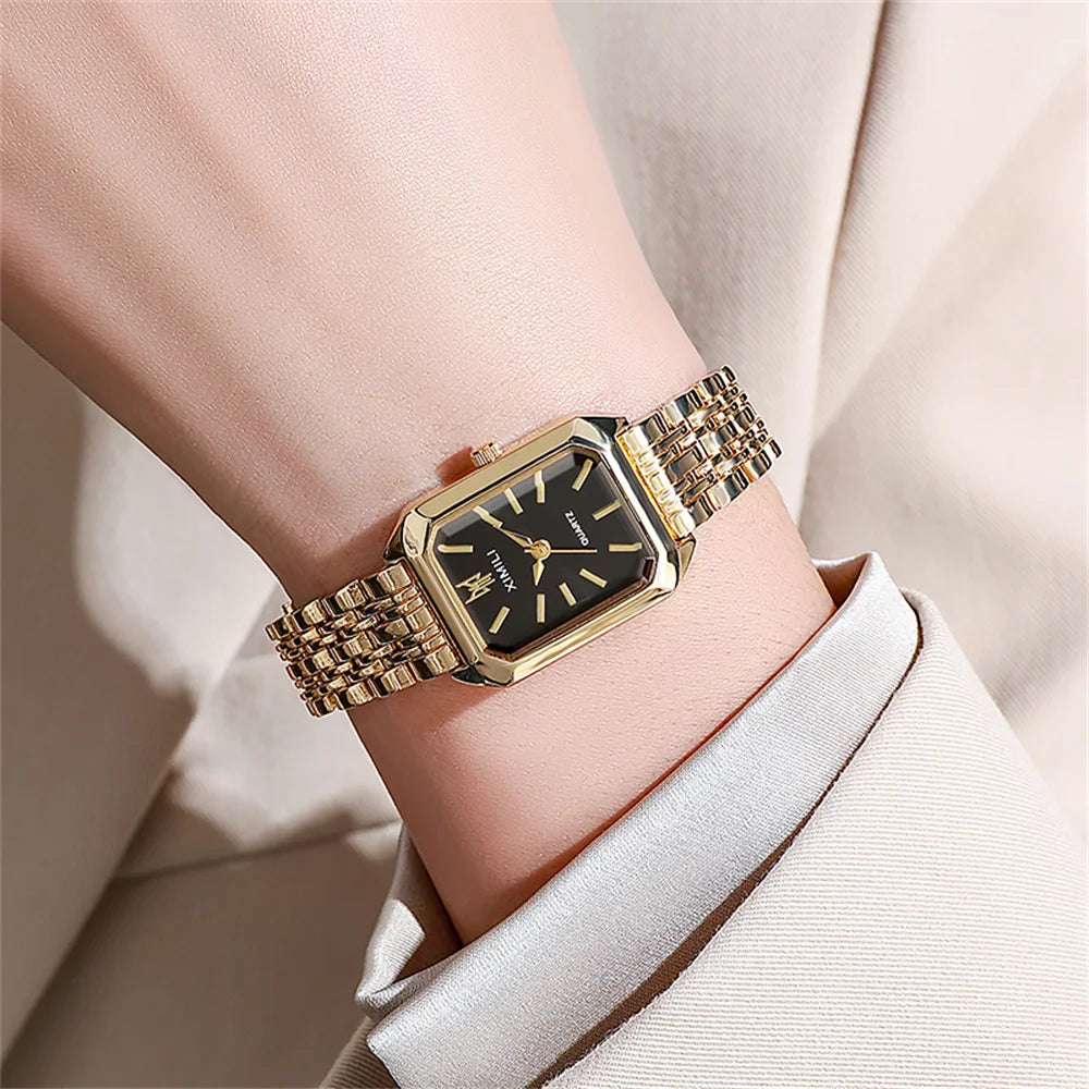 Women's Watch Gold Plated Stainless Steel Casual Elegant