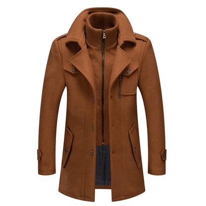Women's Winter Coat Gray Wool Blend 4