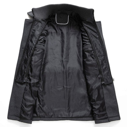 Women's Winter Coat Gray Wool Blend 5