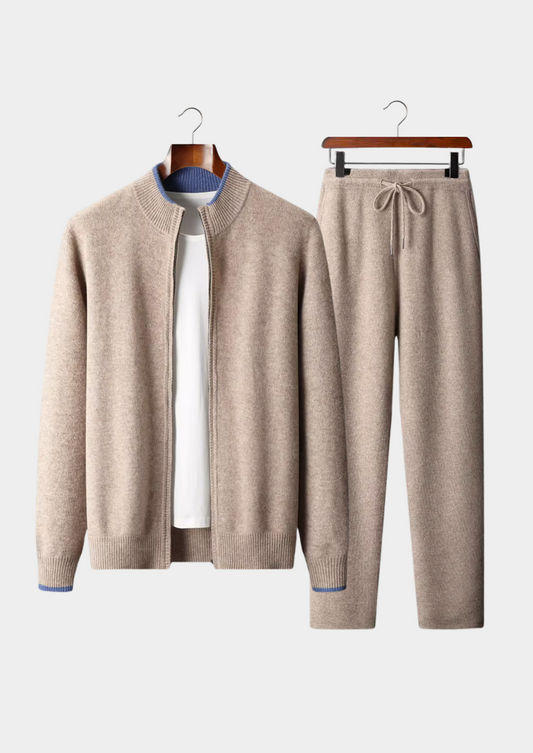 Womens Loungewear Set Grey Extra-Fine Merino Wool 0