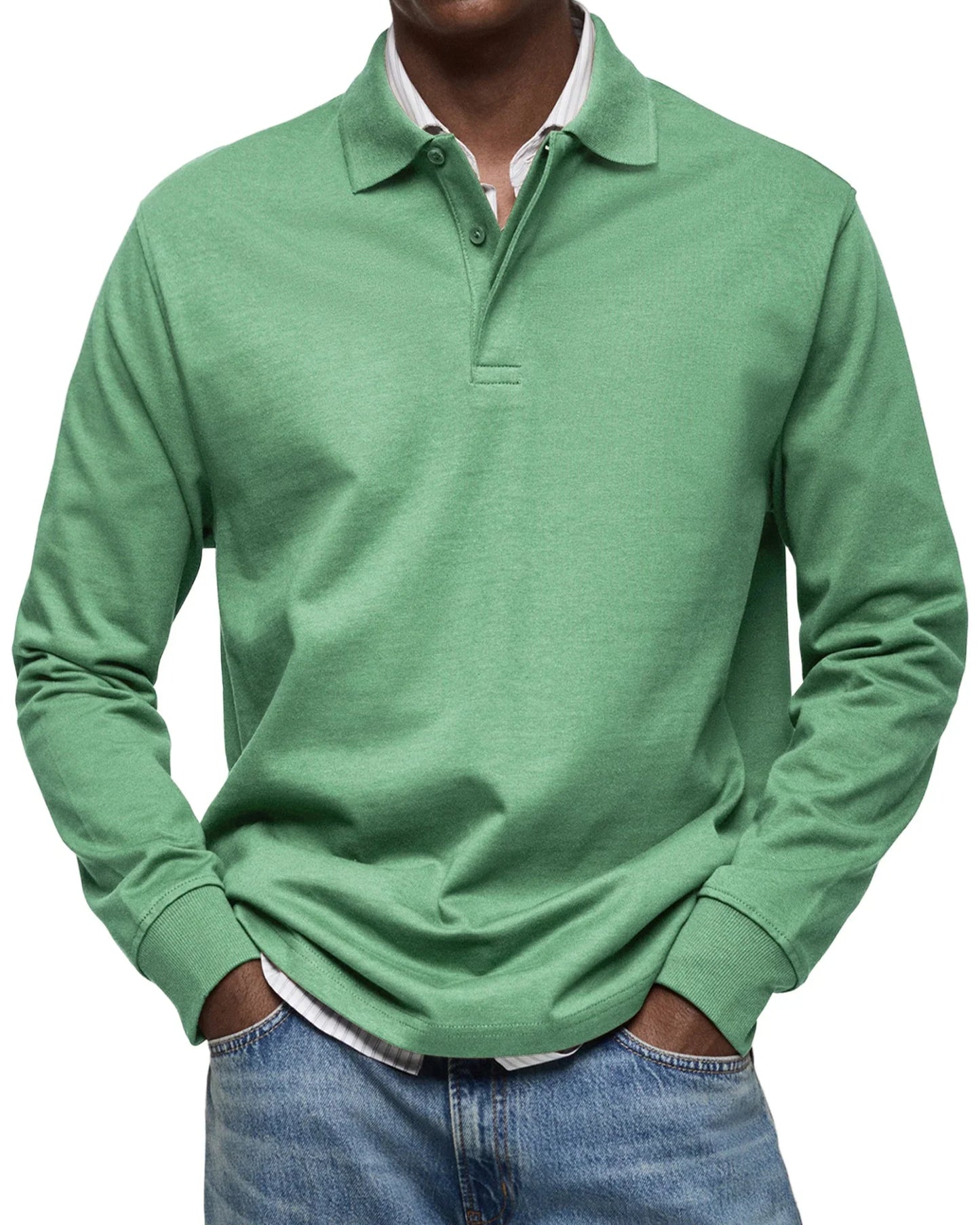 Bruno™ - Relaxed Fit Long Sleeve Polo