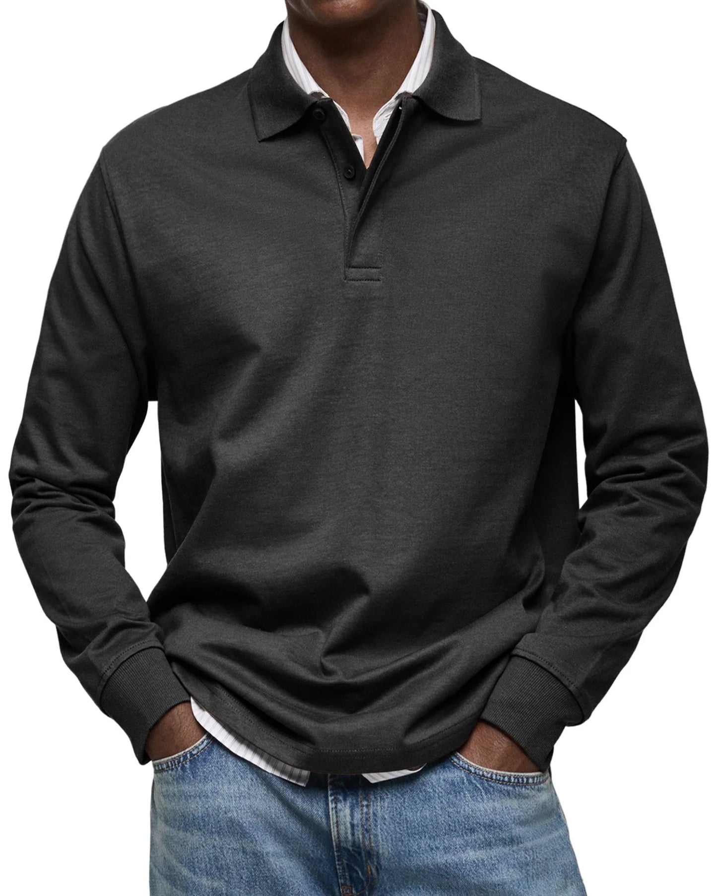 Bruno™ - Relaxed Fit Long Sleeve Polo