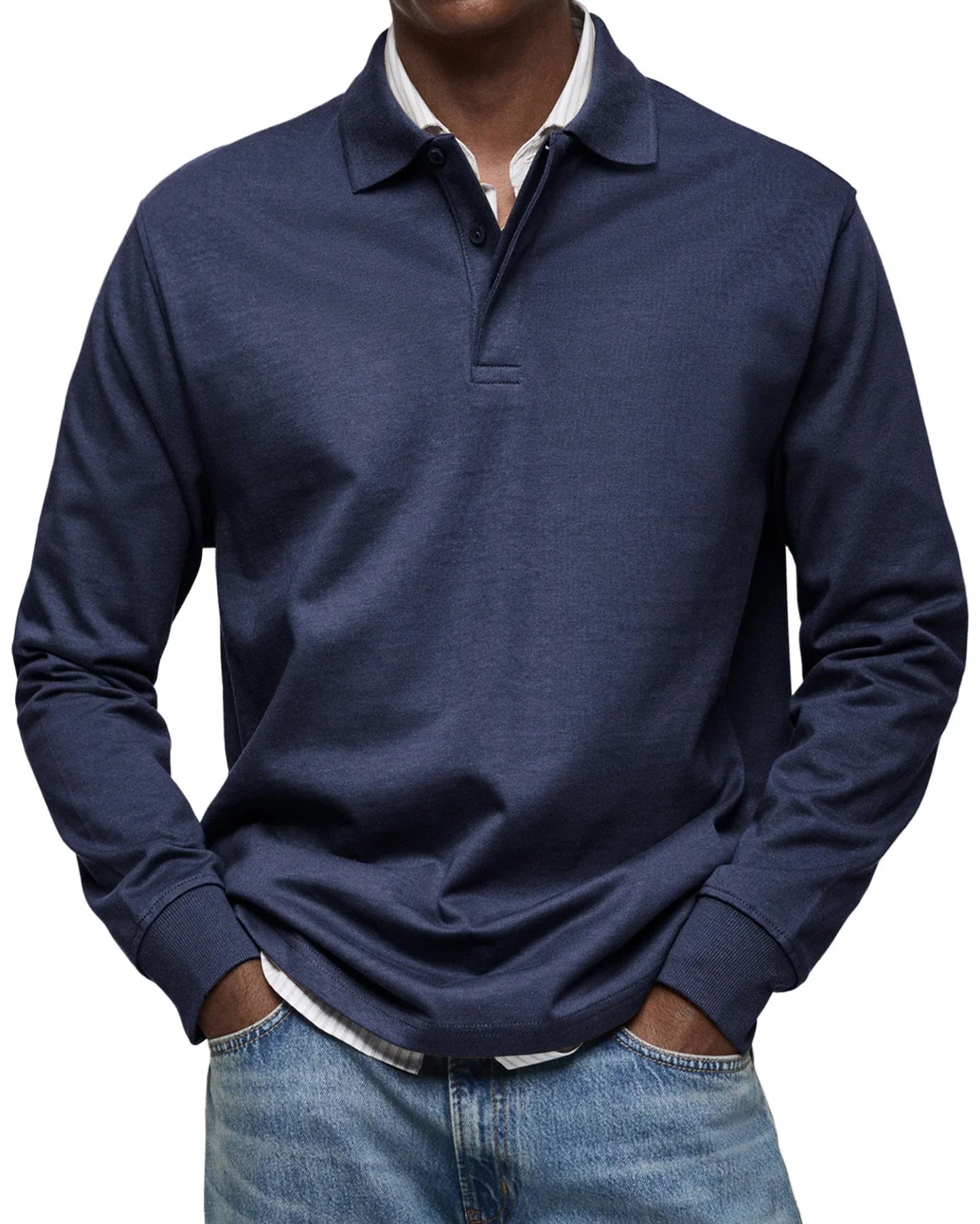 Bruno™ - Relaxed Fit Long Sleeve Polo