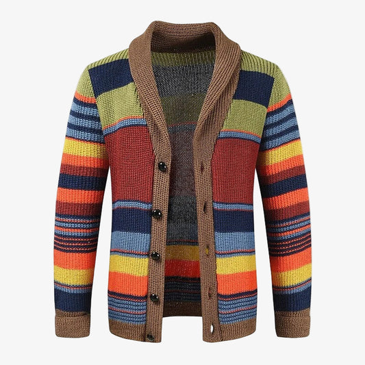 Nathaniel - Multicolored Cardigan for Stylish Everyday Warmth