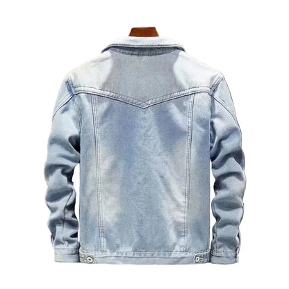 Colin - Denim Jacket with Fleece-Lined Winter Warmth