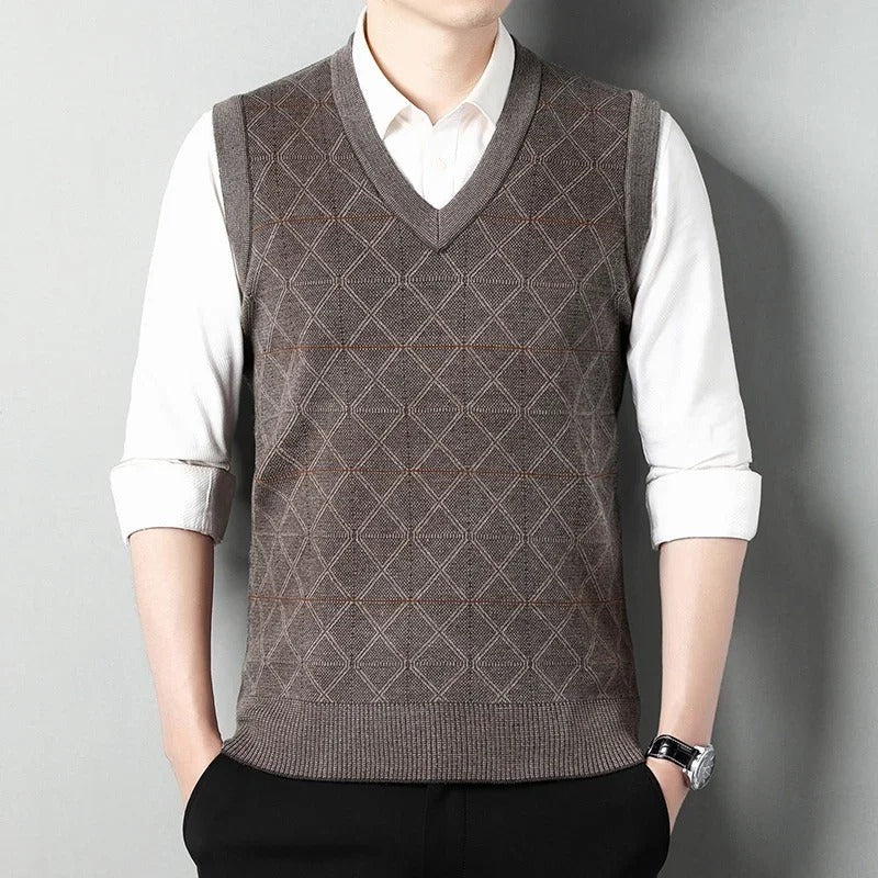 Harris - Knitted Wool Vest with Premium Soft Comfort