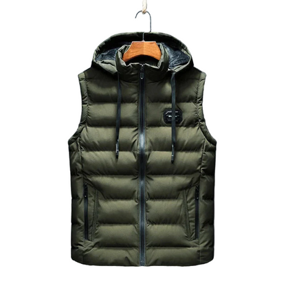 Ralph - Hooded Sleeveless Vest for Lightweight Warmth