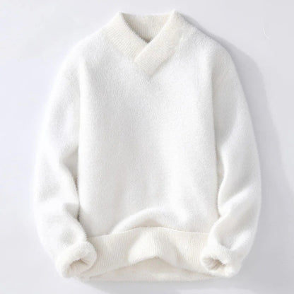 Allen - Unmatched Comfort V-Neck Sweater with Cozy Warm Insulation