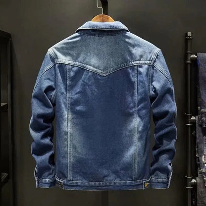 Colin - Denim Jacket with Fleece-Lined Winter Warmth