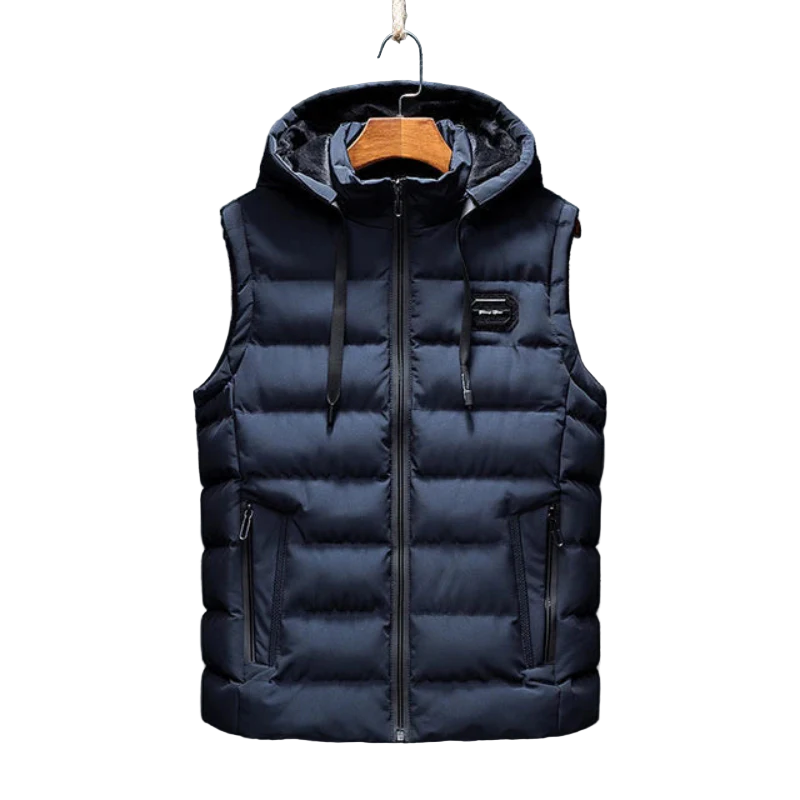 Ralph - Hooded Sleeveless Vest for Lightweight Warmth