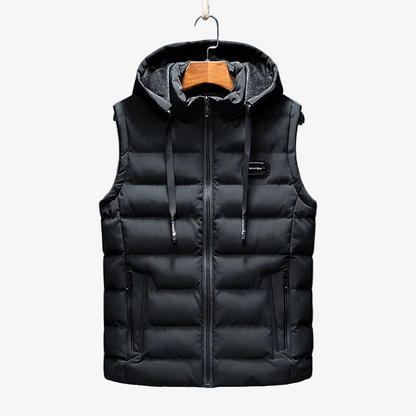Ralph - Hooded Sleeveless Vest for Lightweight Warmth