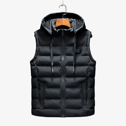 Ralph - Hooded Sleeveless Vest for Lightweight Warmth