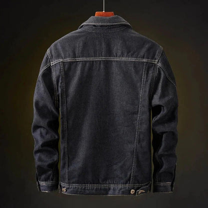 Colin - Denim Jacket with Fleece-Lined Winter Warmth